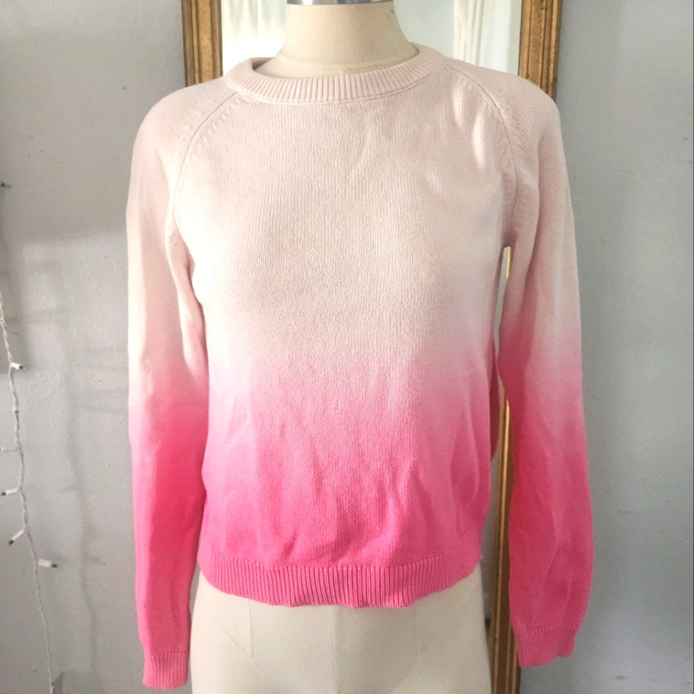 H&M youth Pink Ombre Sweartshirt